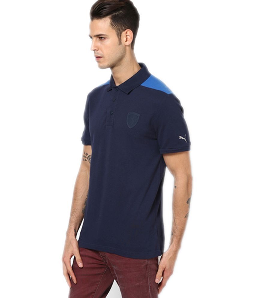 Puma Navy Ferrari Polo T-shirt - Buy Puma Navy Ferrari Polo T-shirt ...