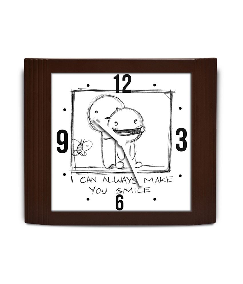 Bluegape Shubham Always Make You Smile Wall Clock Buy Bluegape Shubham Always Make You Smile Wall Clock At Best Price In India On Snapdeal
