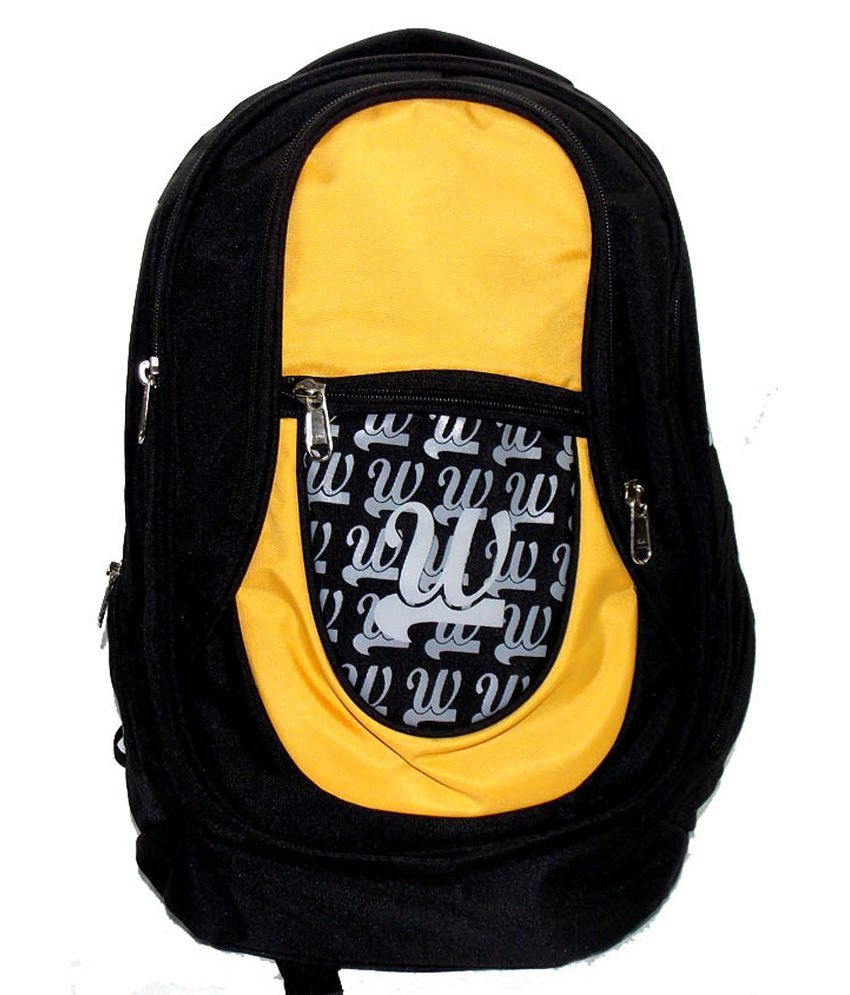 trendy yellow backpack