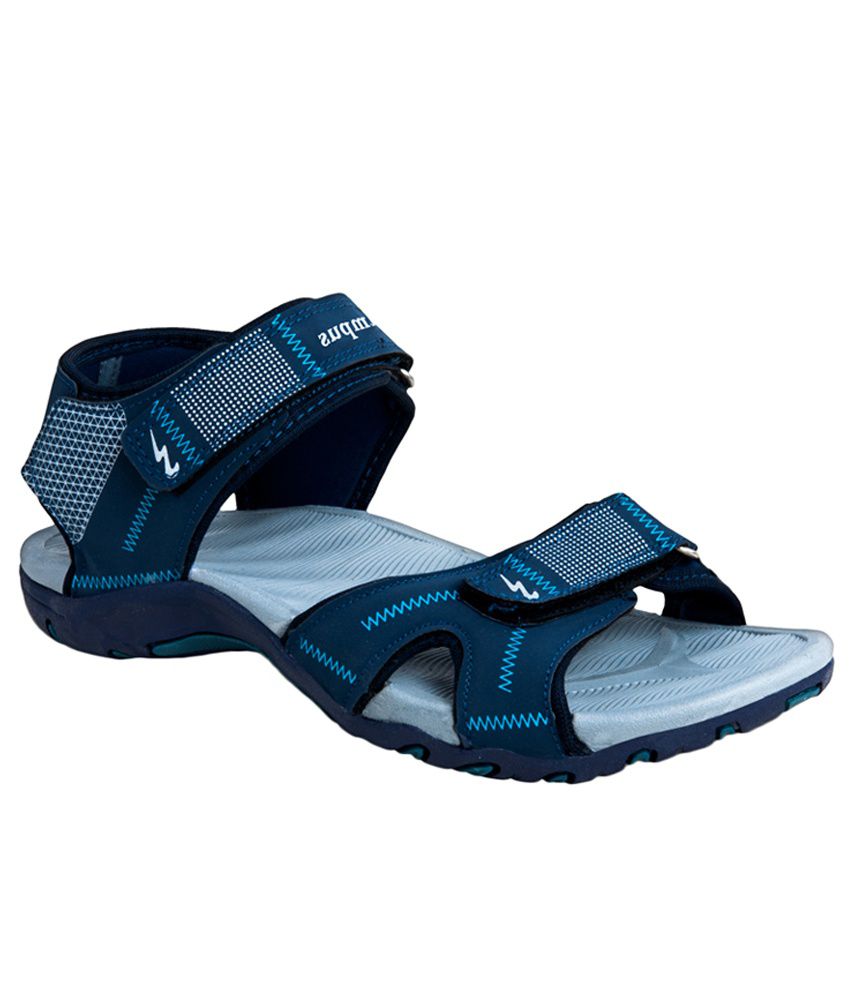 Campus Blue Synthetic Leather Sandals 