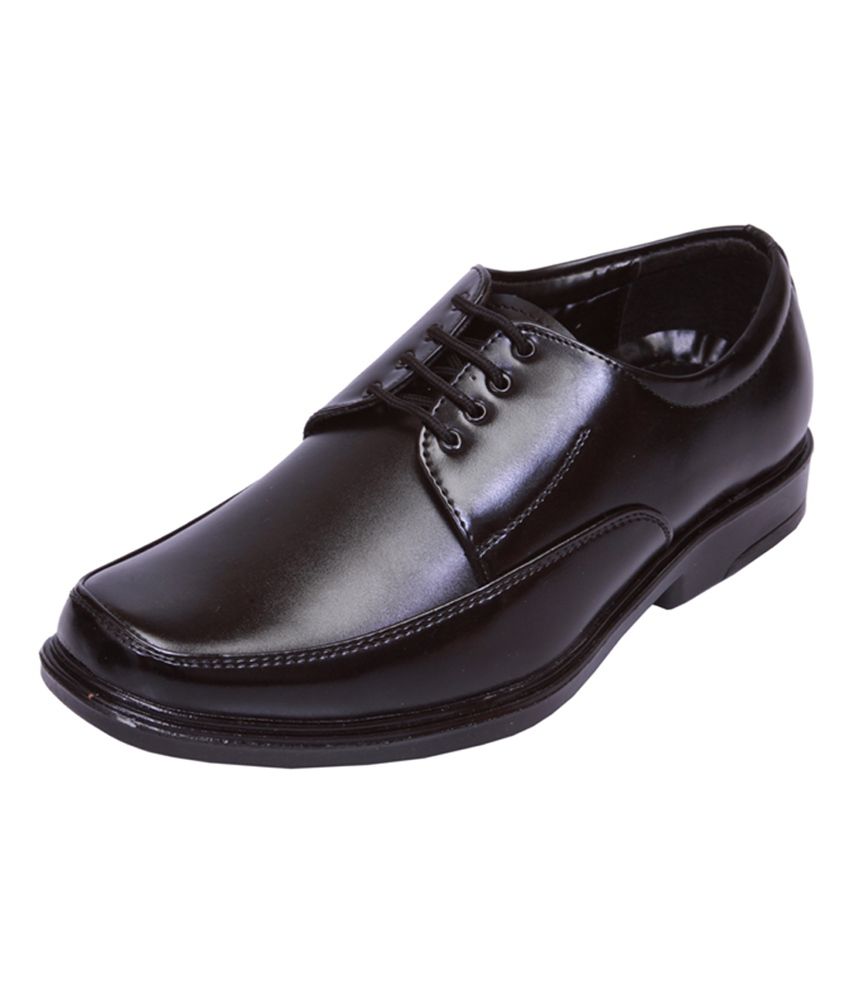 Shoebook Black Synthetic Leather Formal Shoes Price in India- Buy ...