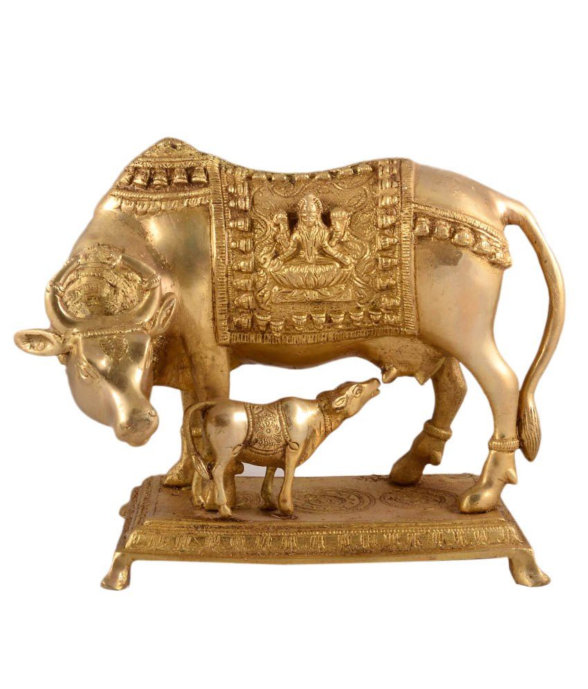 1st Home Brass Cow With Calf Statue Buy 1st Home Brass Cow With Calf