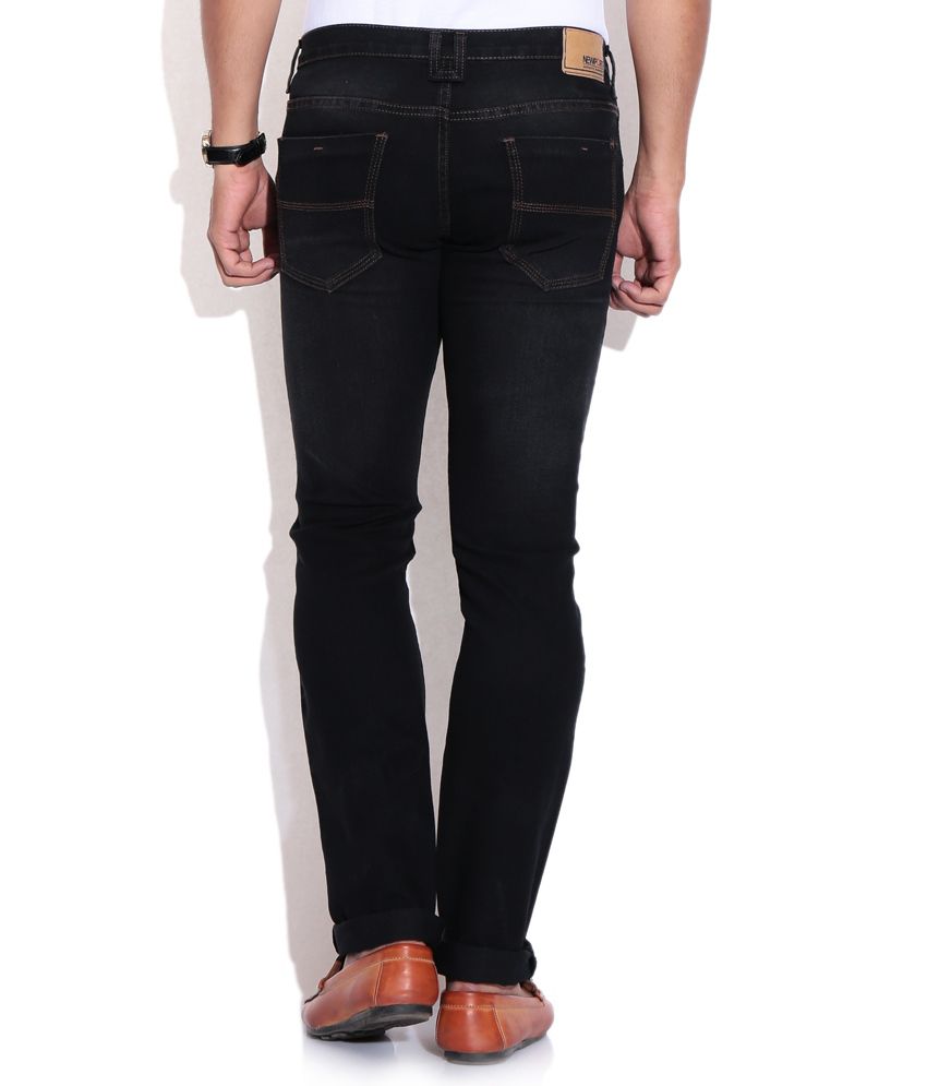Newport Black Slim Jeans - Buy Newport Black Slim Jeans Online at Best