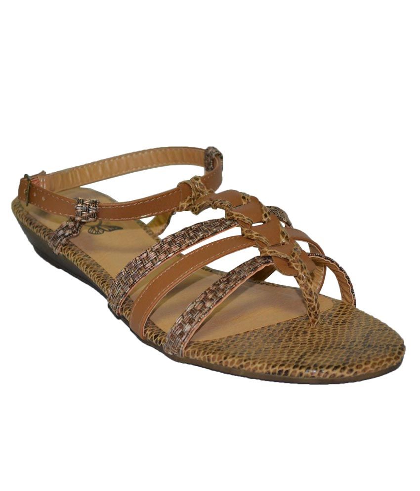 Tsf Beige Party Wear Sandals Price in India- Buy Tsf Beige Party Wear ...