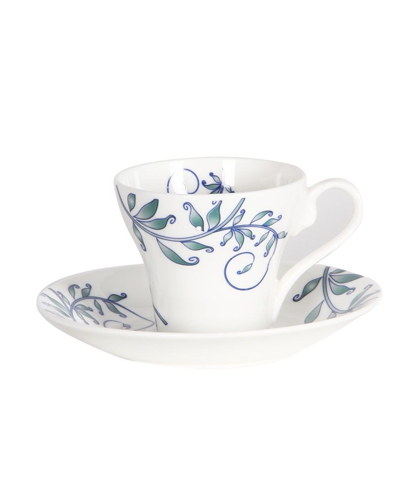 Bharat Microwave Bone China 12 Pcs Cup & Saucer Set Buy Online at Best