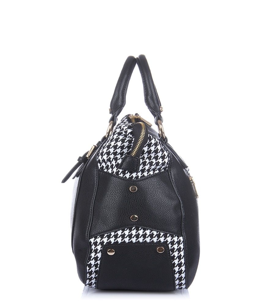 houndstooth shoulder bag