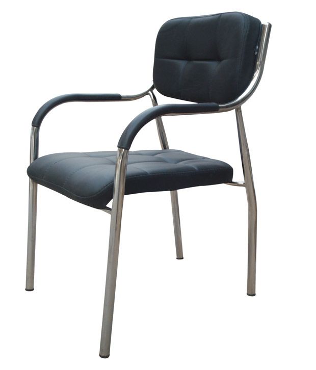 Visitor Chair in Black - Buy Visitor Chair in Black Online at Best