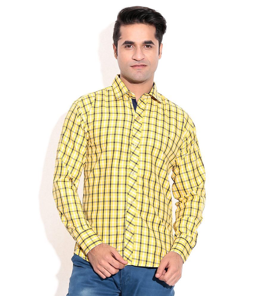 Pazel Yellow Casuals Shirt - Buy Pazel Yellow Casuals Shirt Online at ...