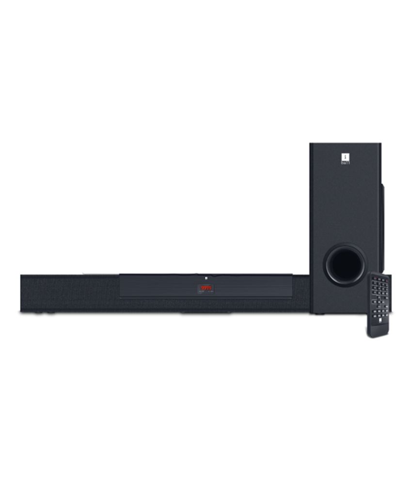 iball sound bar with woofer