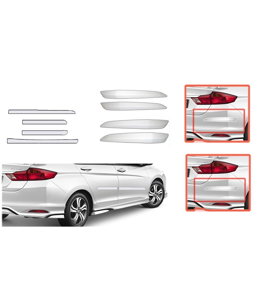 Auto Pearl Car Coloured Bumper Protector And Side Beadings For