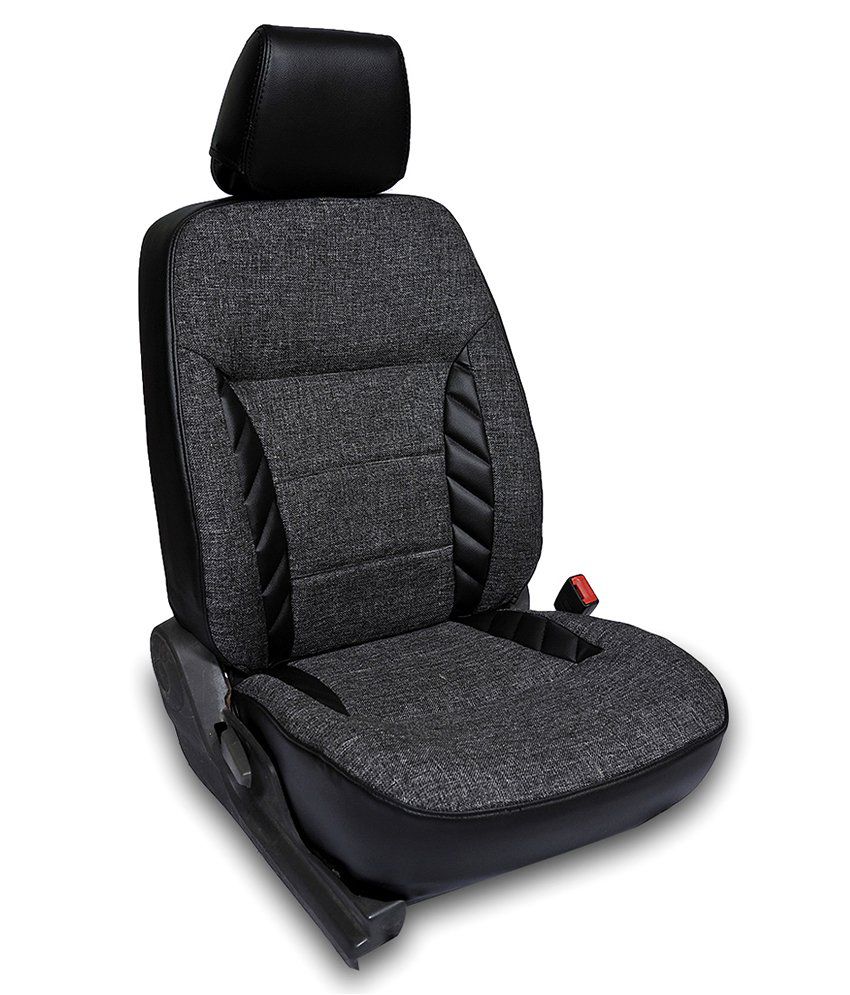 Gaadikart Honda Mobilio Seat Covers In Jute (orra Black): Buy Gaadikart