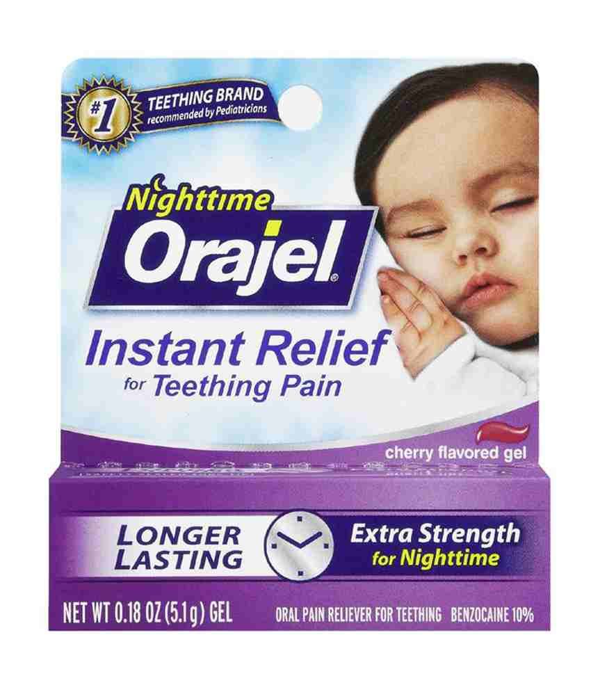 Orajel Instant Relief Nighttime Teething Gel 5.1g Buy Orajel Instant