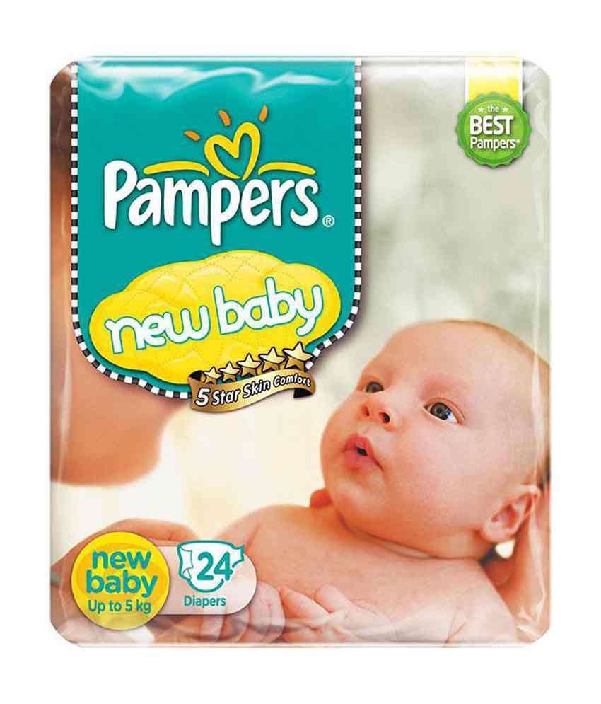 Buy Pampers New Baby Diapers New Born 