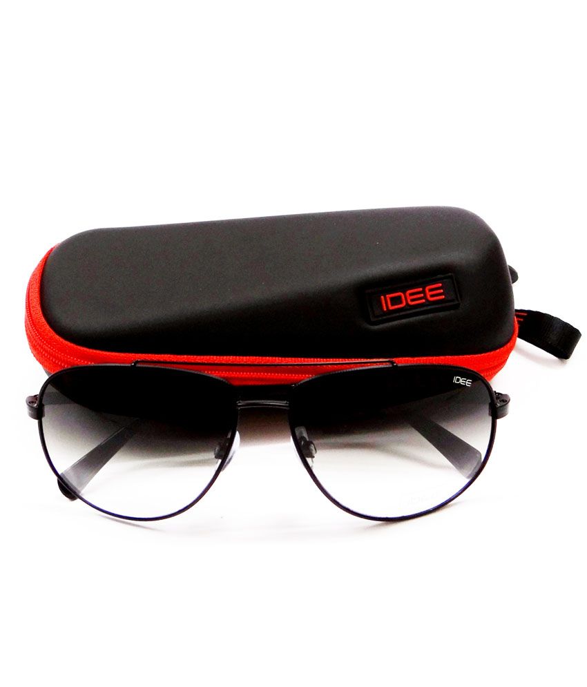 Idee Black Pilot Sunglasses ( s1909 ) Buy Idee Black Pilot