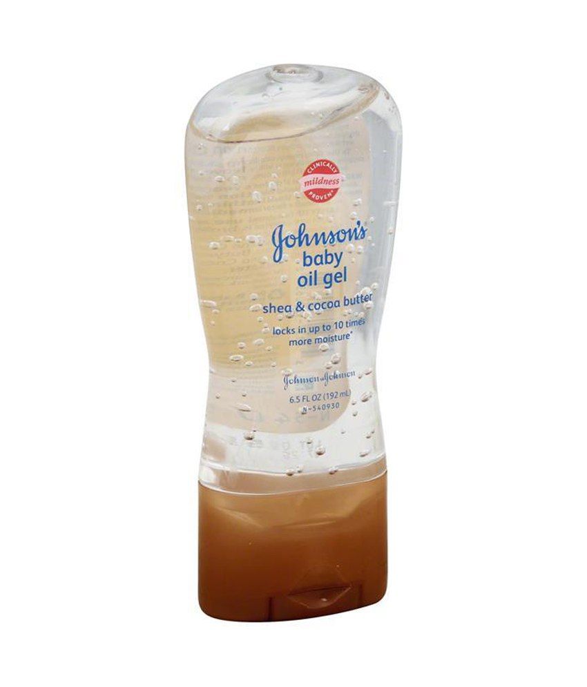 johnson's baby oil gel shea cocoa butter