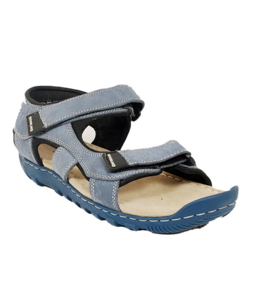 Woodland Denim Leather Sandals - Buy 