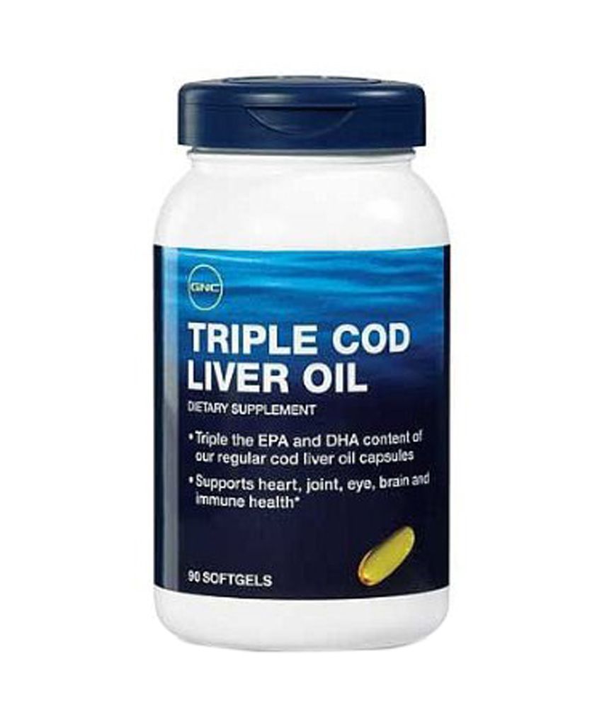 Gnc Triple Cod Liver Oil 1 Piece Liver Kidney & Lungs: Buy Gnc Triple ...