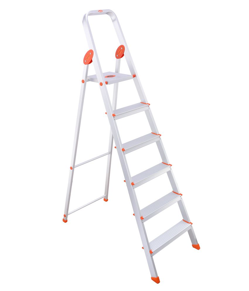 Definitie Alice Abstractie Bathla Aluminium 5 Step Ladder + Platform: Buy Bathla Aluminium 5 Step  Ladder + Platform Online at Low Price - Snapdeal