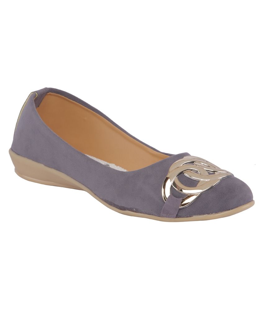 grey suede sandals