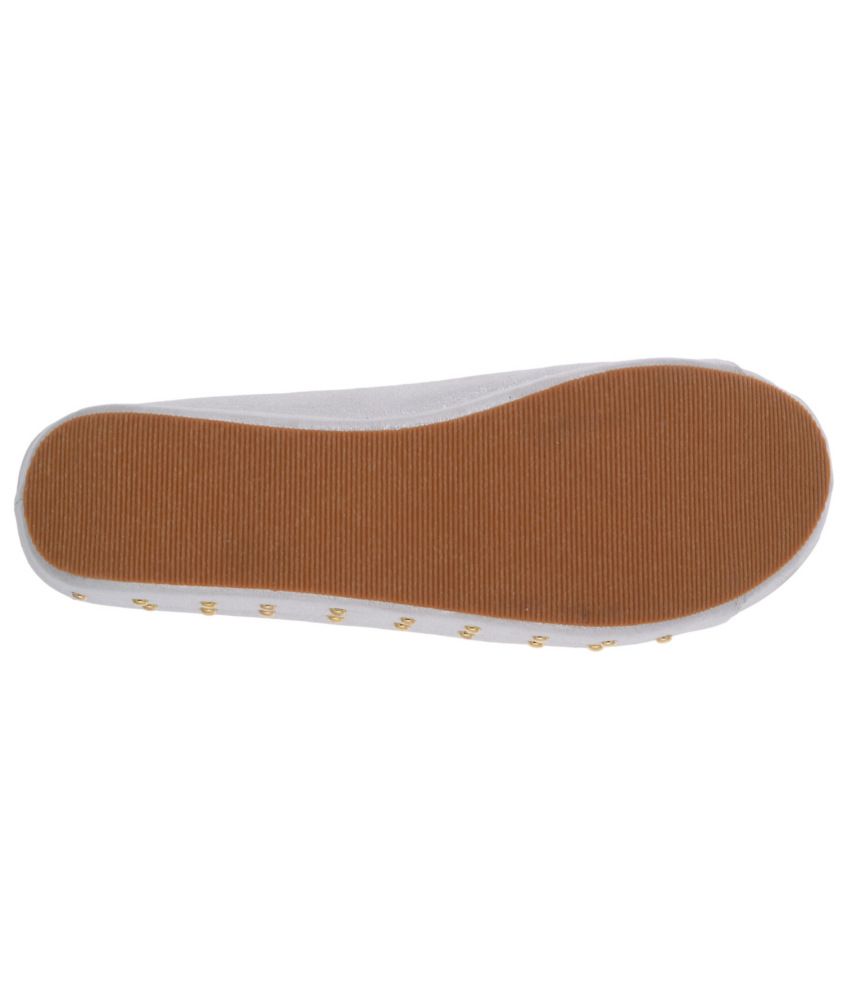 silver flat wedges