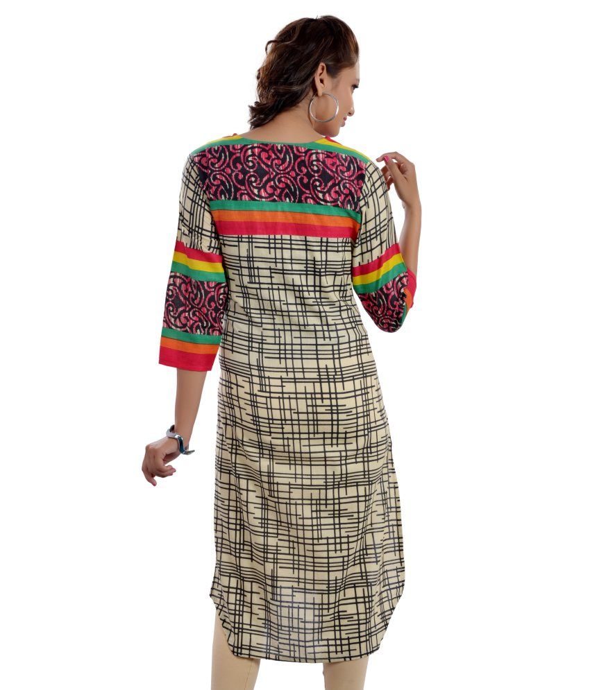 cotton saree kurti design