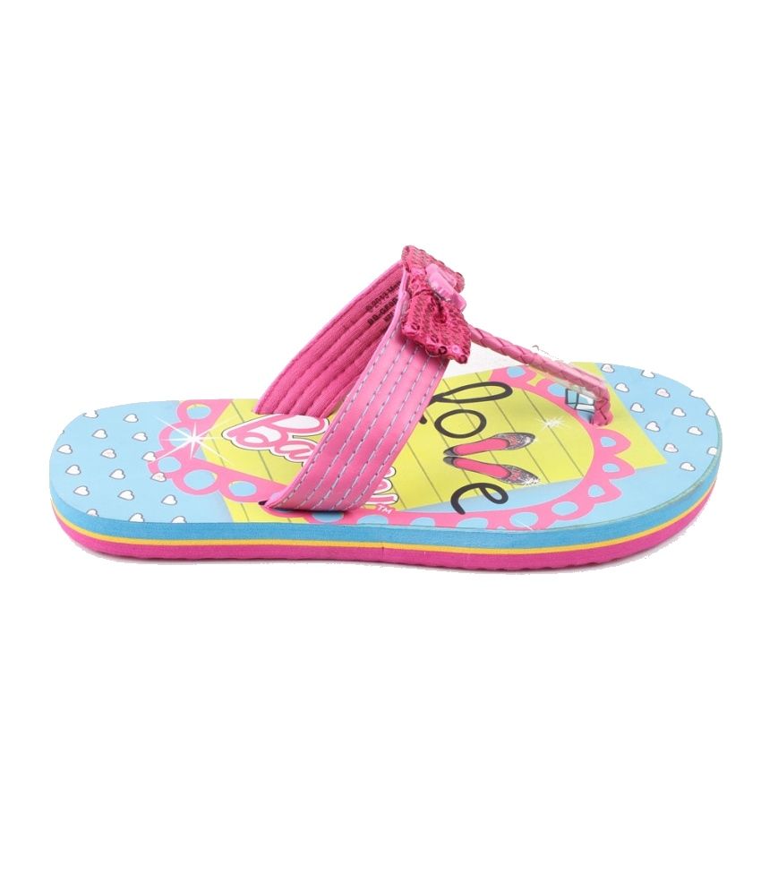 barbie slippers pink