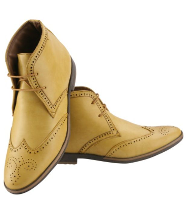 yellow tuxedo shoes