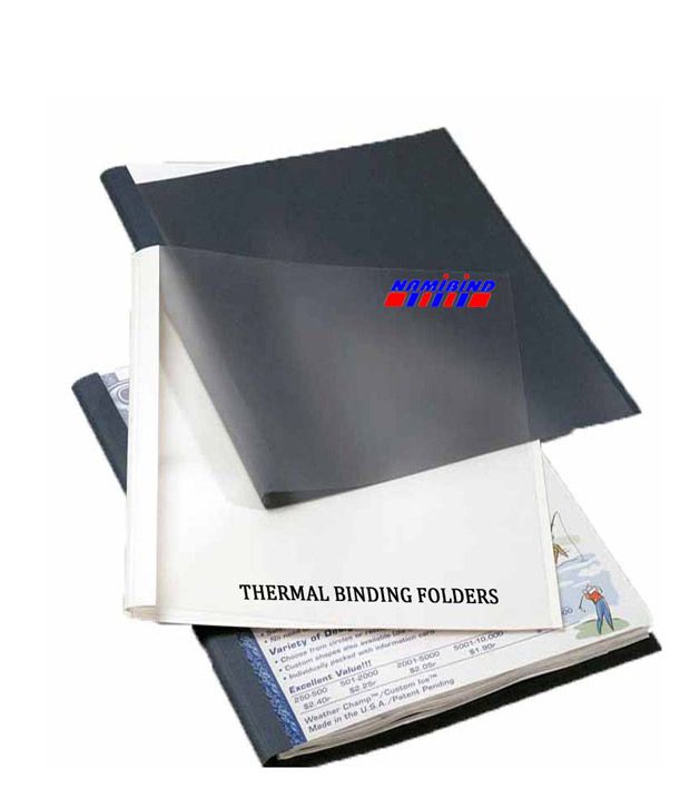     			Namibind Thermal Binding Covers / Folders - Pack Of 25
