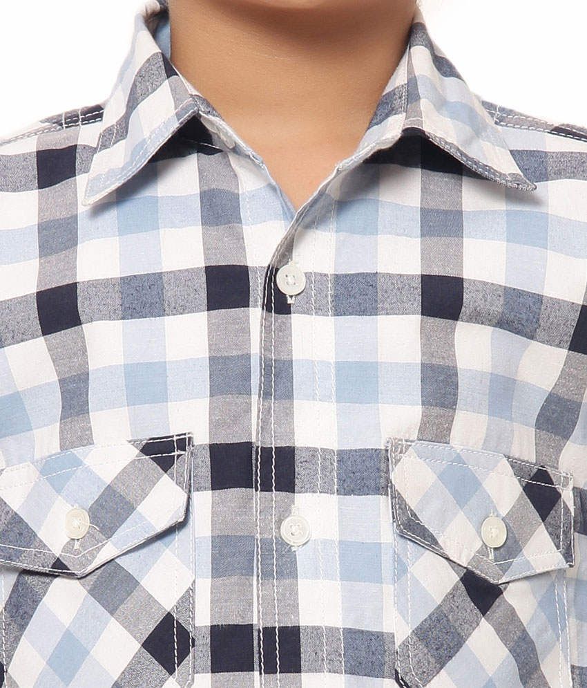 next boys check shirt