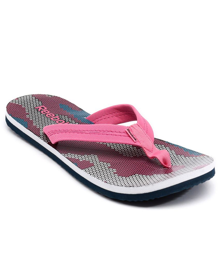 Reebok Pink Slippers Price in India- Buy Reebok Pink Slippers Online at ...