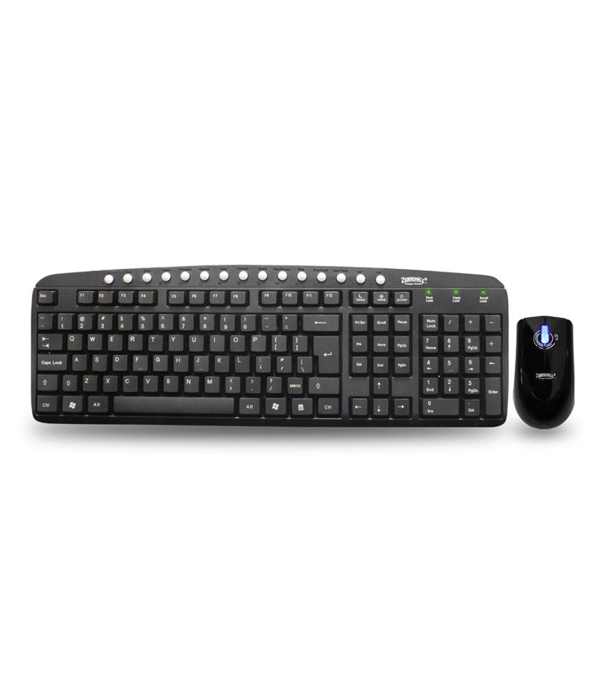     			Zebronics JUDWAA560 USB Keyboard and Mouse Combo With Wire