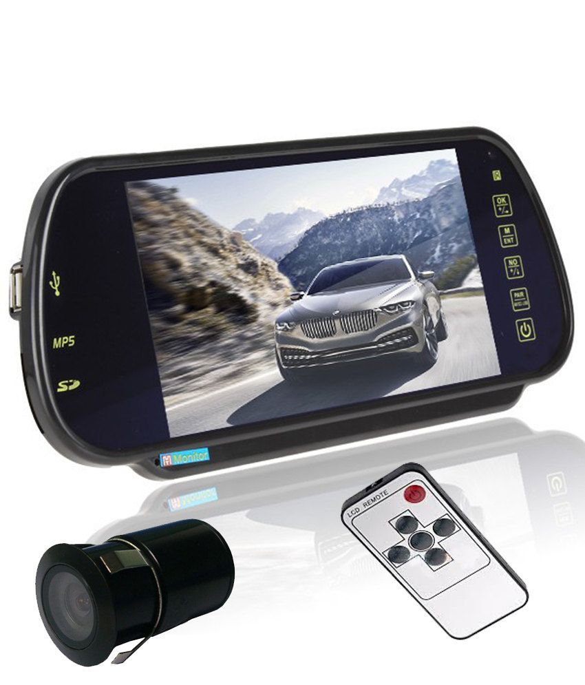 EVIE Rear View Mirror Bluetooth Mp5 SD Card USB Monitor Video Touch