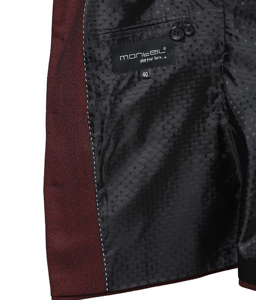 maroon formal coat