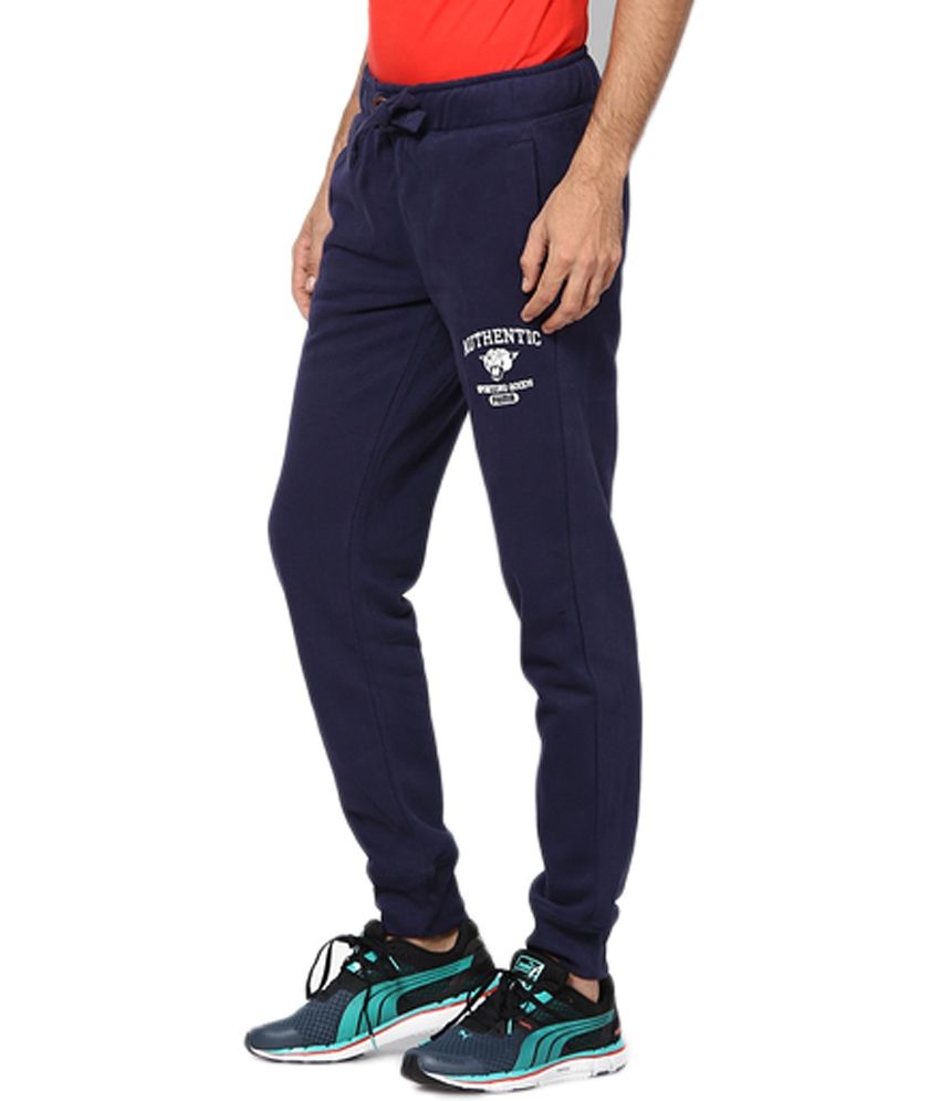 puma navy track pants