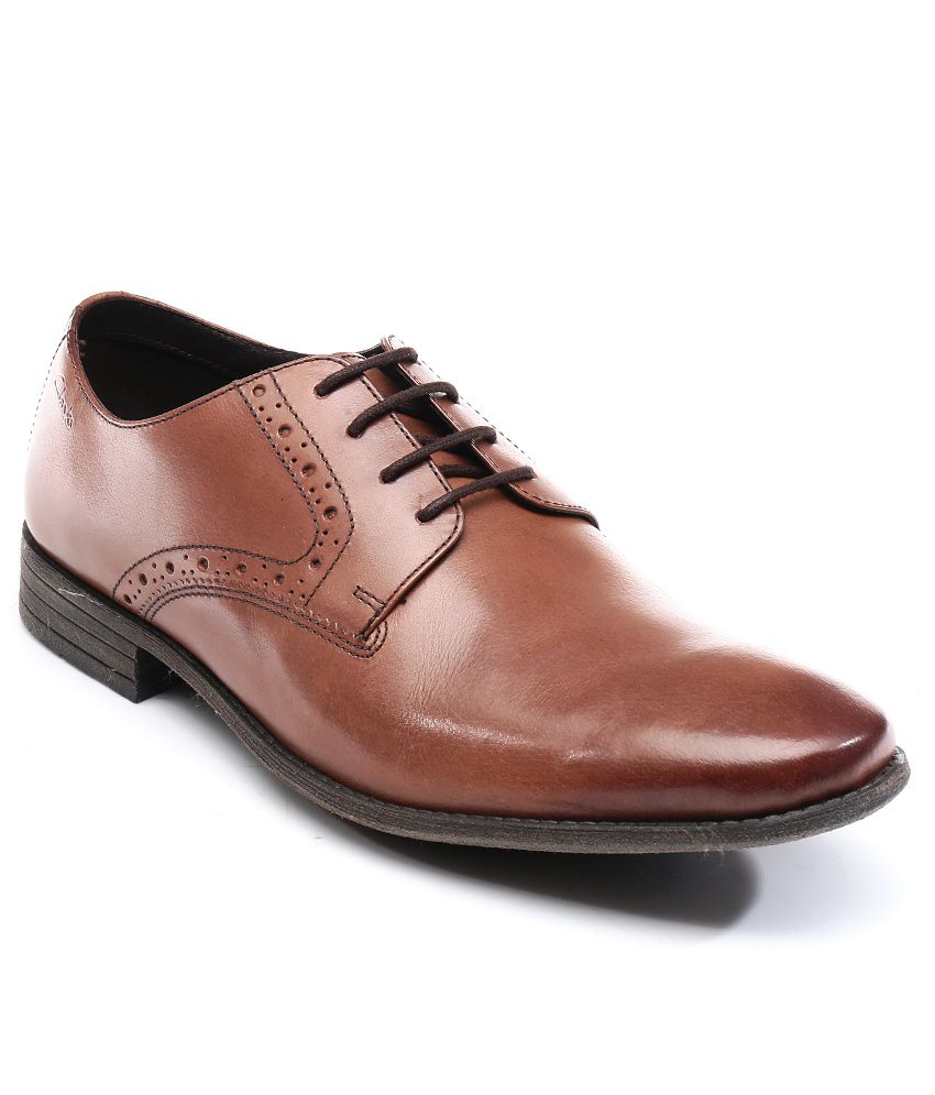 Clarks Tan Formal shoes Online at Snapdeal