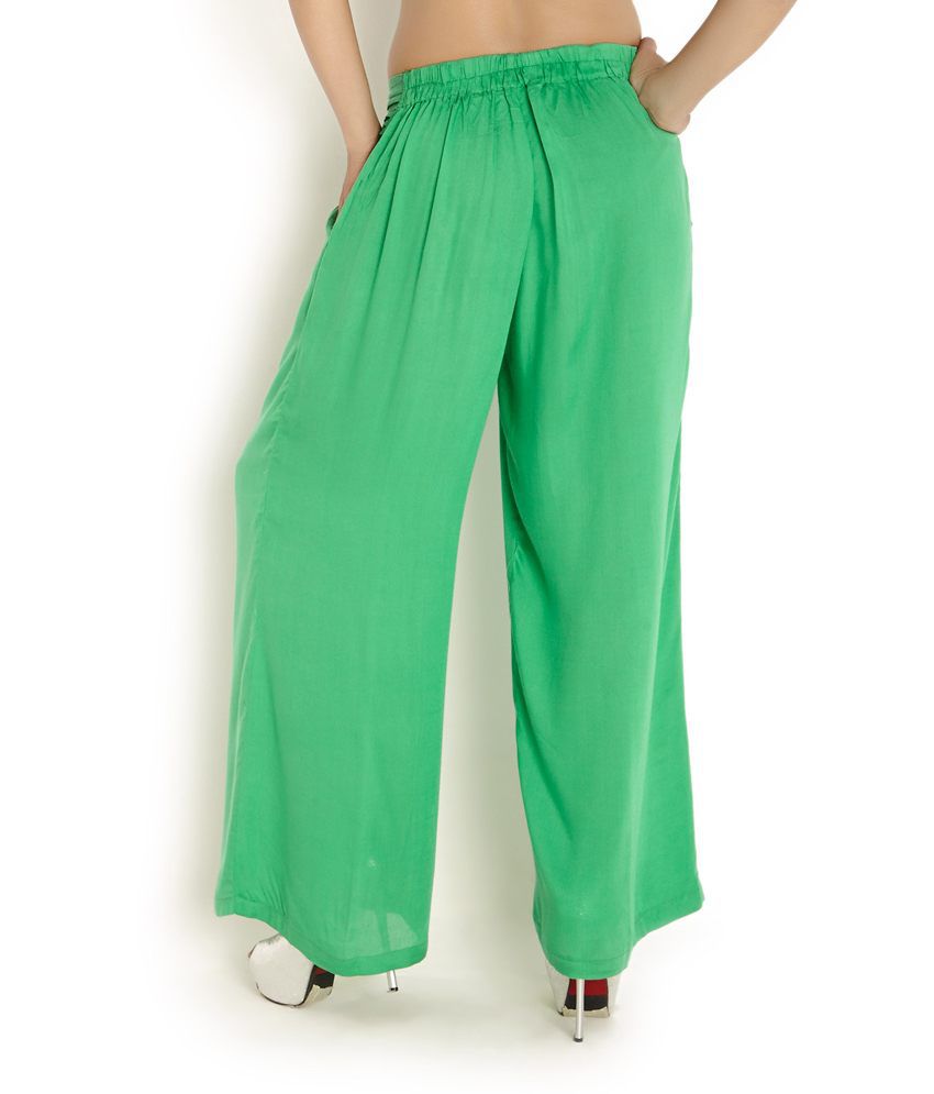 Buy Soch Green Palazzo Pant - Pl17 Online at Best Prices in India ...