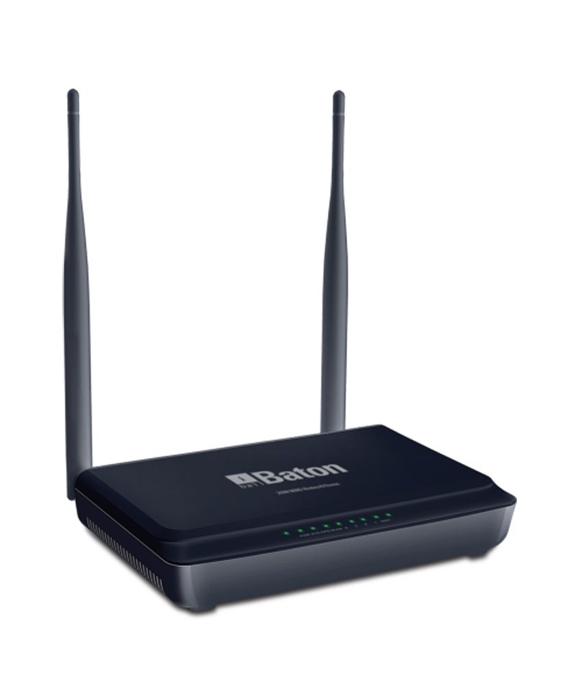     			IBALL BATON 300M MIMO WIRELESS-N ROUTER (iB-WRB300N)Wireless Routers Without Modem