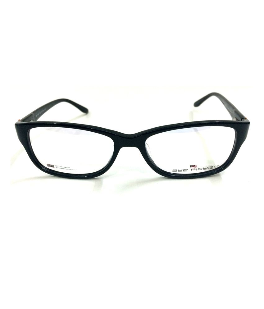 Eye Player Frames Ep 1388 Black And White Rectangle Full Rim Frame ...