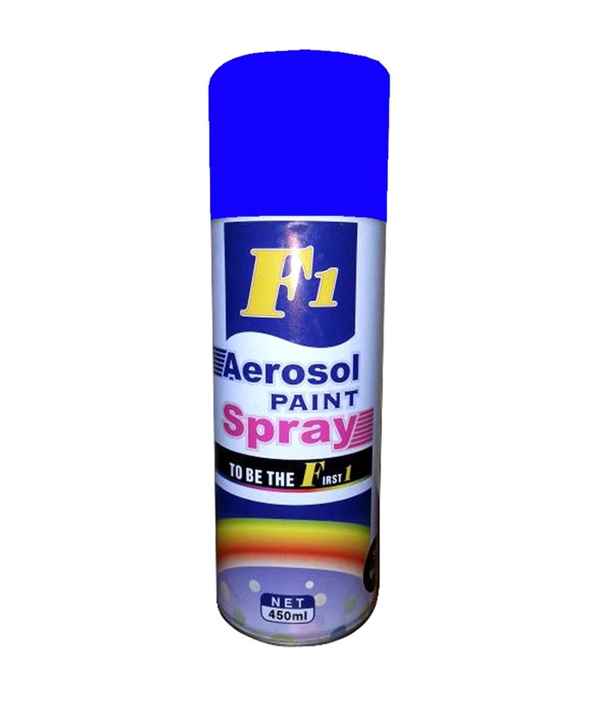 F1 Aerosol Spray Paint Blue 450ml - Car/bike Multi Purpose ...