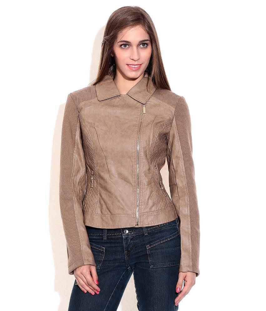 Buy Life N You Beige Leather Jackets Online at Best Prices in India ...