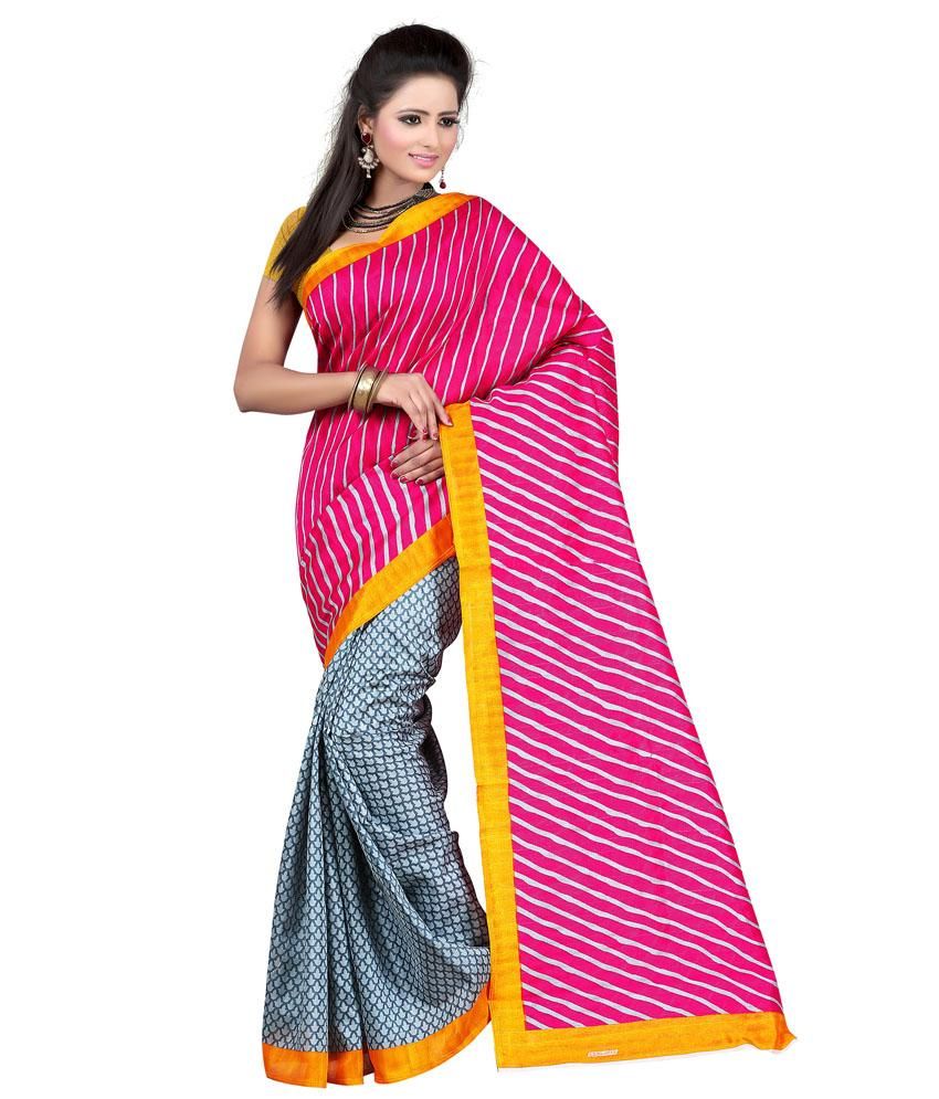 Sai Baba Textiles Yellow Raw Silk Saree Buy Sai Baba Textiles Yellow