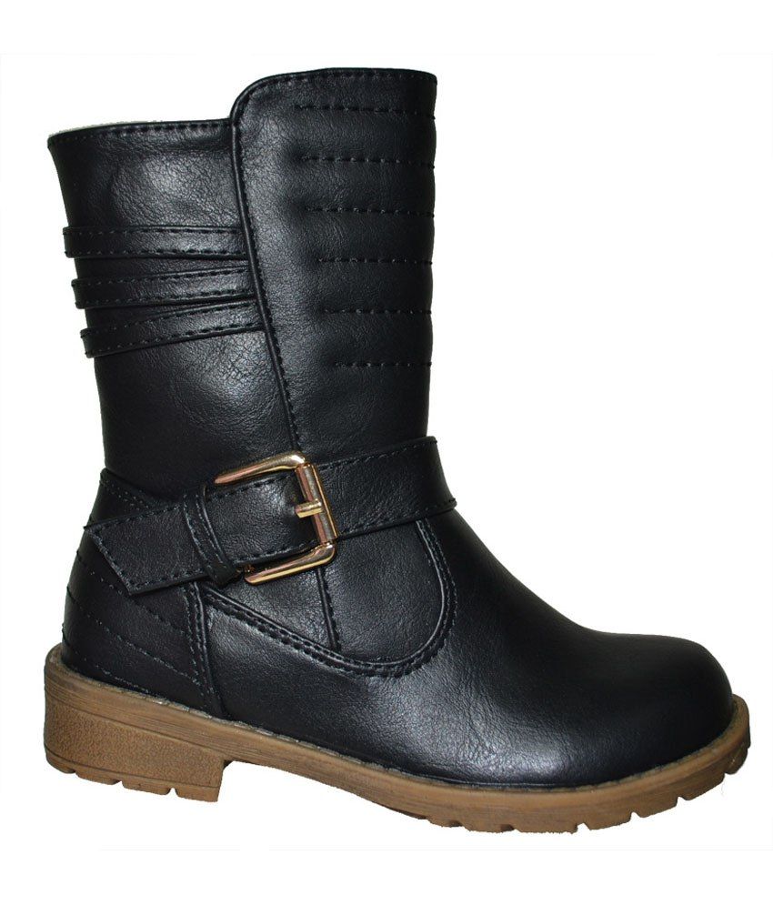 infant black ankle boots