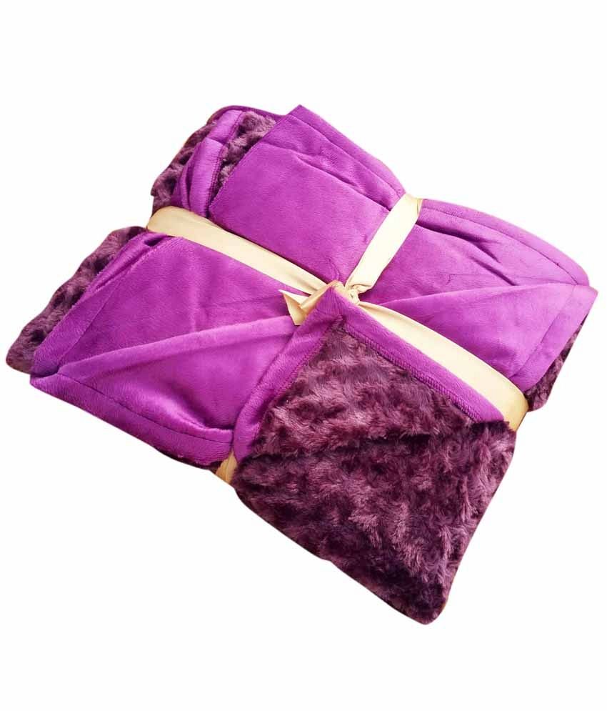 JK handloom Micro Mink Ladakhi Chingu Leather Woolen Blanket Quilt