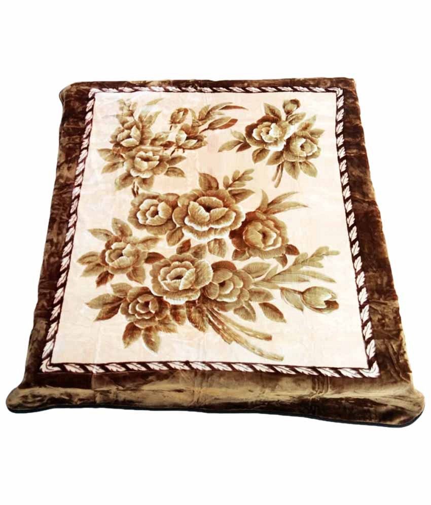 JK Handloom Korean Mink Blanket Reversible Ultra Soft Heavy Double Bed