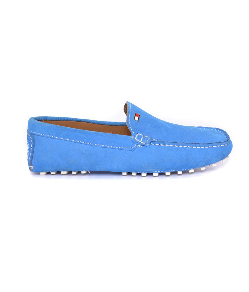 tommy hilfiger loafers blue