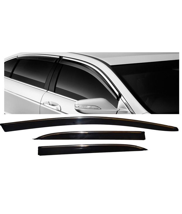 Car Point Sdl317495808 Honda Amaze Silver Line Door Visor