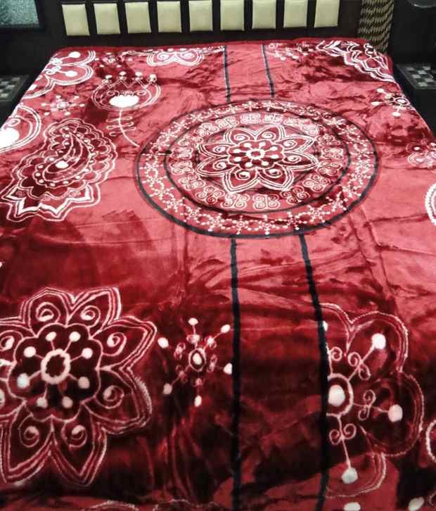 Pennon Glem Red Double Blankets Buy Pennon Glem Red Double Blankets