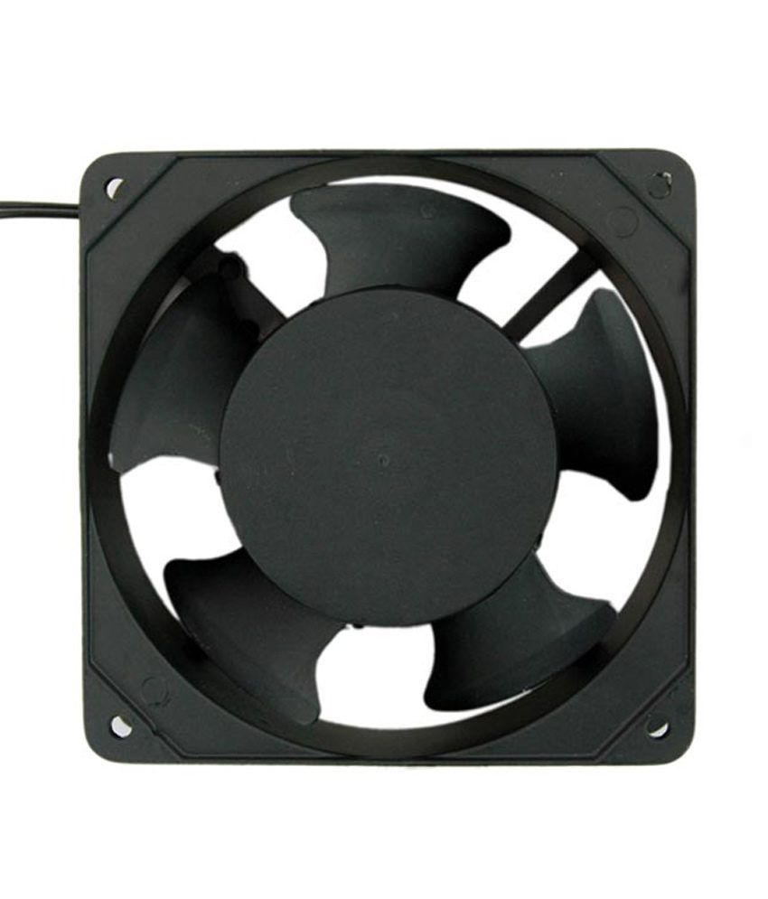 Hiree Quiet Cooling AC Fan Dual 4 inch Ventilation Axial Muffin Fan with 4 AC Power Outlet for Home Theater Receiver DVR Amps AV Computer Cabinet Closet Electronic Equipment DIY Vent Exhaust System 