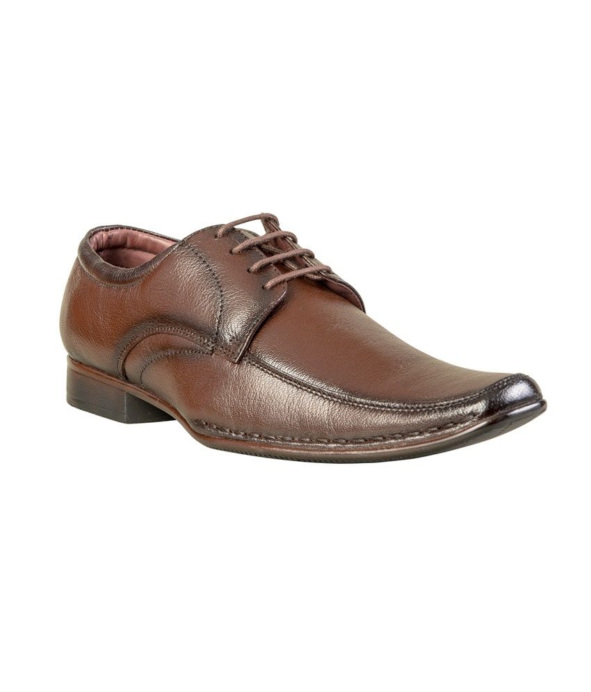 khadim brown formal shoes