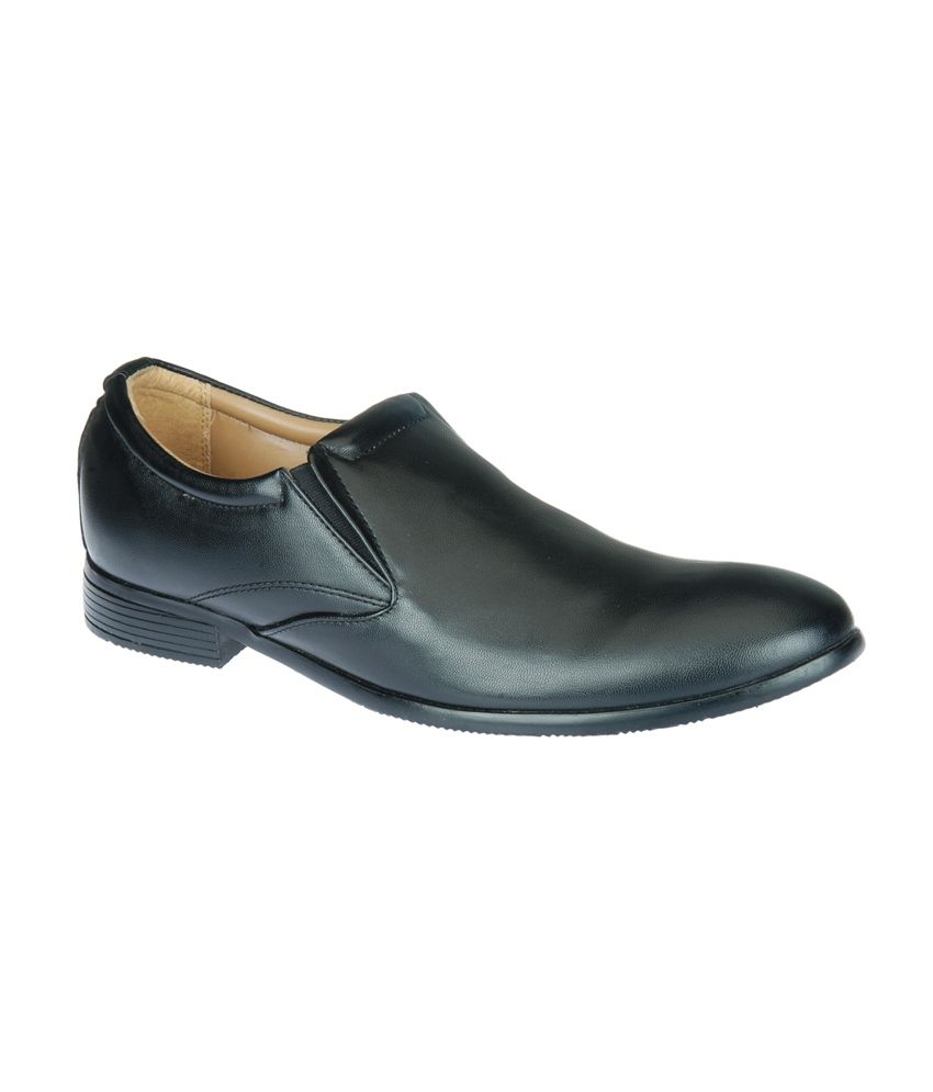 khadims formal black shoes